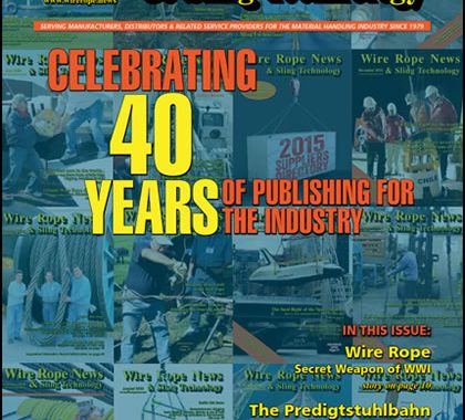 40 years of publishing wire rope news