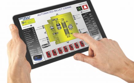 Columbus McKinnon Intelli-Guide HMI screen