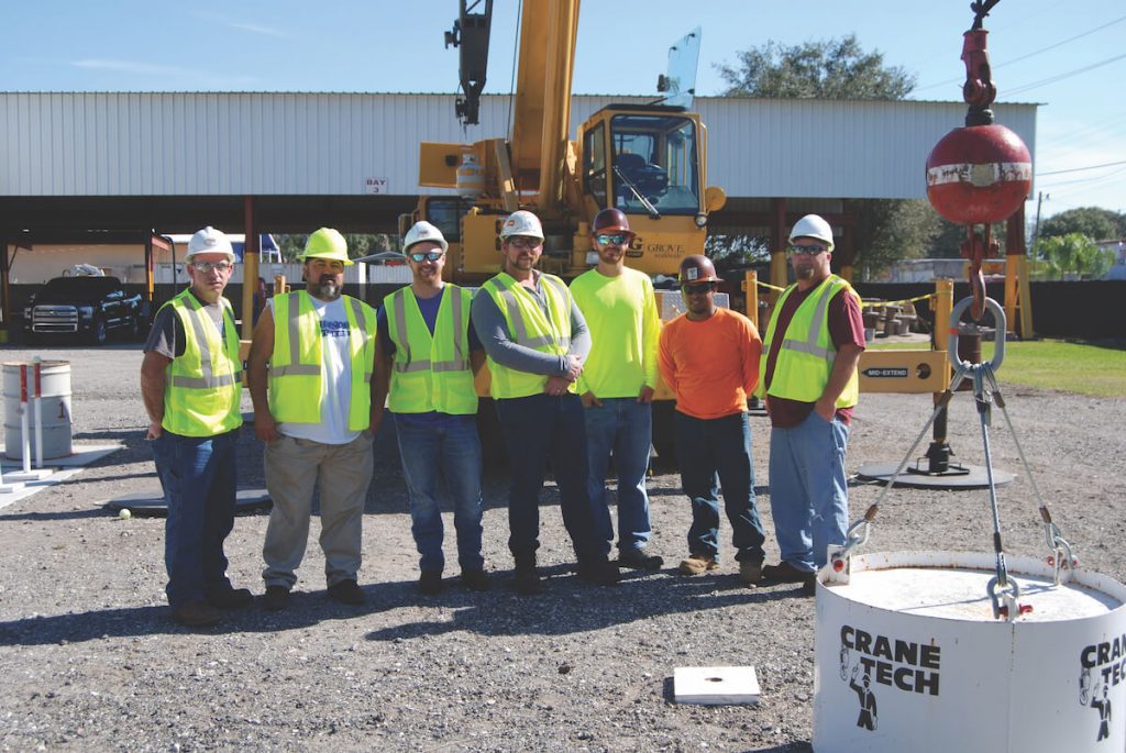 Alex Collier (3rd from right) at the Training Center during Hands on Field Coaching