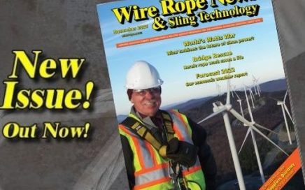 Announcing the December issue of Wire Rope News magazine