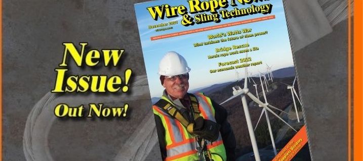 Announcing the December issue of Wire Rope News magazine