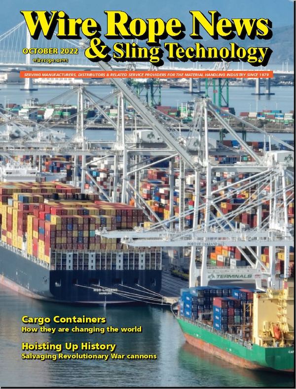 October 2022 issue of Wire Rope News and Sling Technology