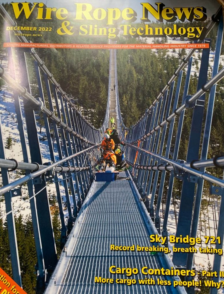 202212 issue of Wire Rope News & Sling Technology cover