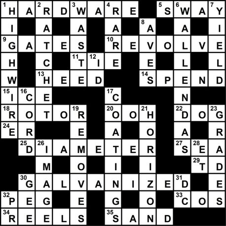 Crossword 2023 04 Solution