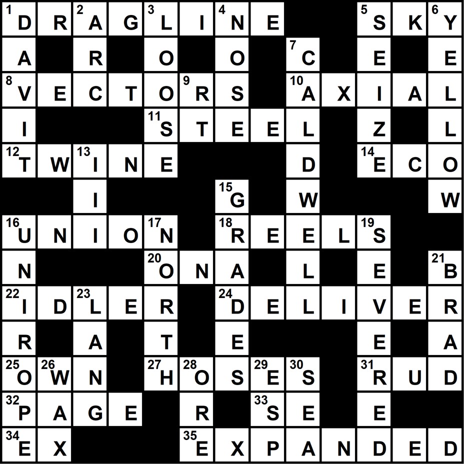 Crossword 2024 08 Solution