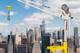 Oz lifting parapet davit base