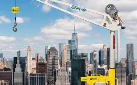 Oz lifting parapet davit base