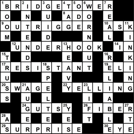 Crossword 2025 12 solution