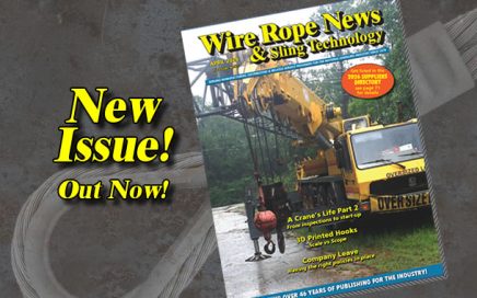 April wire rope news Annoucement