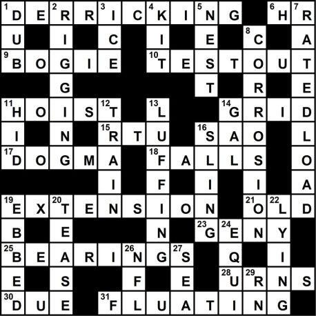 Crossword 2026 04 solution