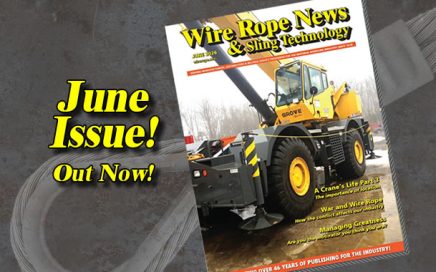 June 2026 issue of Wire Rope News & Sling Technology