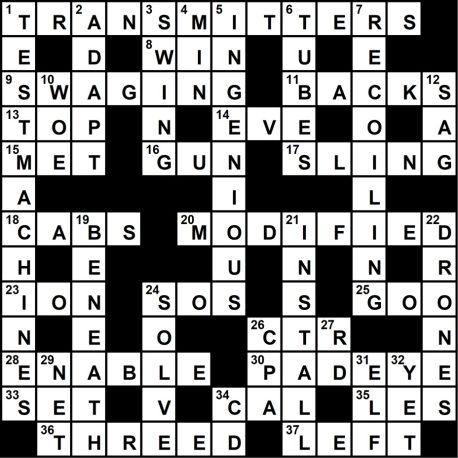 Crossword 2026 06 solution