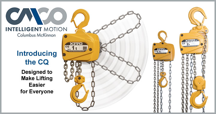 CMCO Kito CQ manual chain hoist