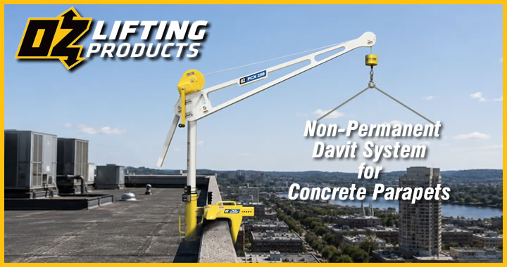 OZ Lifting Non-Permanent Davit System